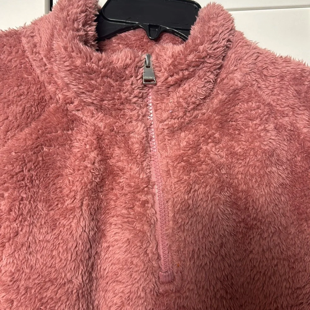 Calvin Klein Performance Sherpa quarter zip sweater SIZE XL - Picture 2 of 6